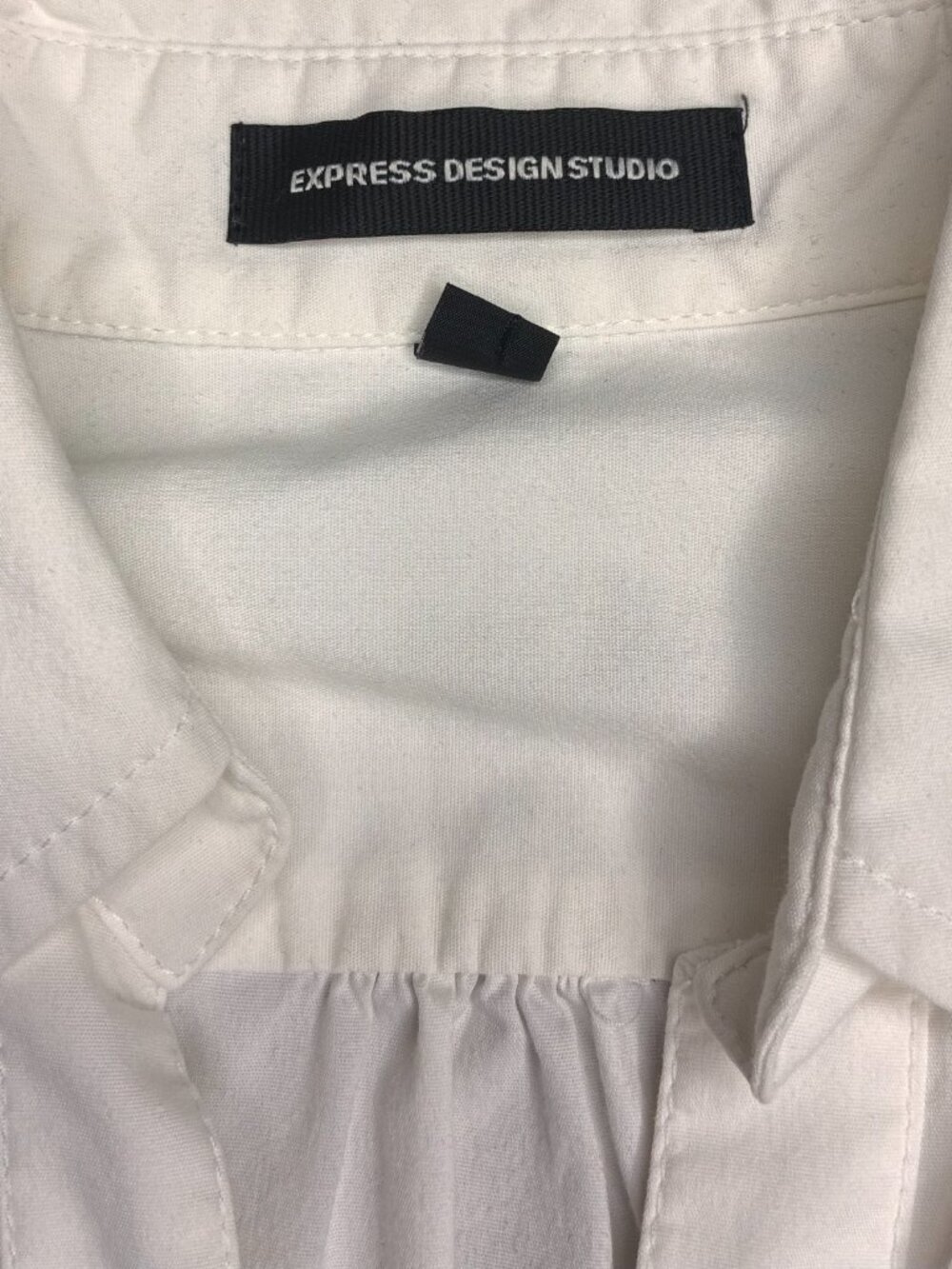 Y2K Vintage Express Dress Button Shirt - Picture 3 of 3